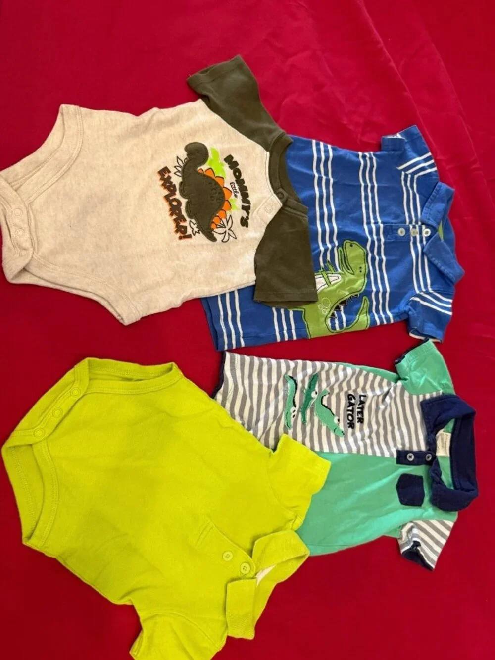 Buendle Baby Boy 4 Pieces Multicolor Size 3-9 Months